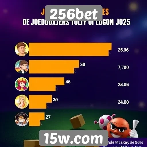 Estatísticas de jogos mais populares no 256bet